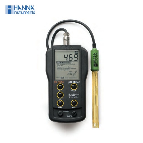HI 8314 - 휴대용 pH 측정기 (복합전극)
