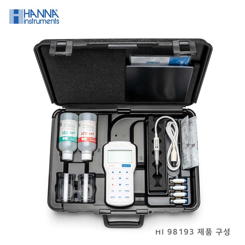 HI 98161 - 휴대용 pH 측정기(식품용 / PC연결 가능)