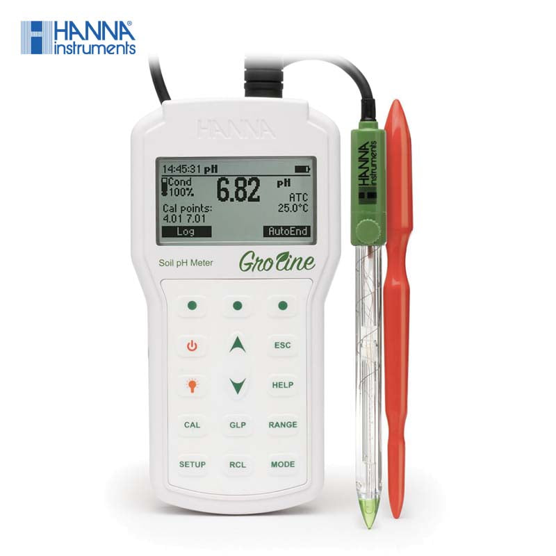 HI 98168 - 휴대용 pH 측정기(토양 / PC연결 가능)