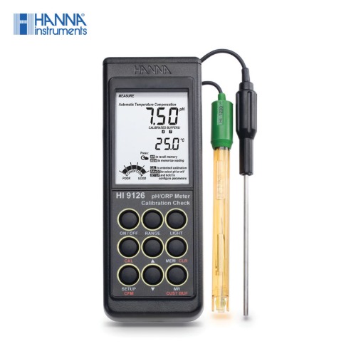 HI 9126 - 휴대용 pH/mV 측정기 (CAL-Check™)
