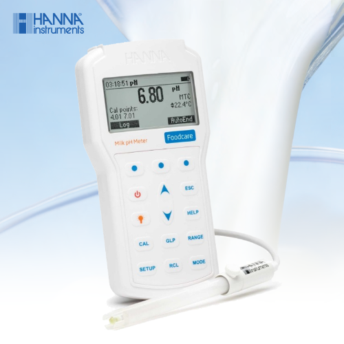 HI 98162 - 휴대용 pH 측정기(유제품 / PC연결 가능)